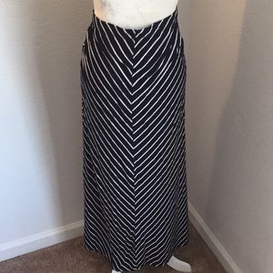 Striped maxi